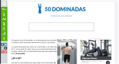 Desktop Screenshot of 50dominadas.com