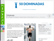 Tablet Screenshot of 50dominadas.com